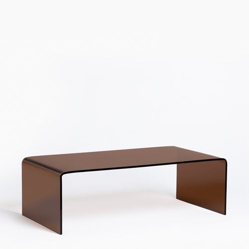 Table Basse En Verre Crhis Marrón Ahumado