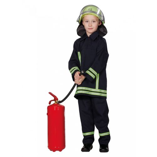 Déguisement Pompier Allemand Enfant - Taille: 5 À 6 Ans (105 À 116 Cm)