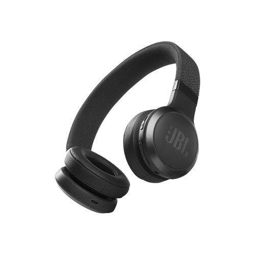 JBL LIVE 460NC - Écouteurs avec micro - sur-oreille - Bluetooth - sans fil, filaire - Suppresseur de bruit actif - jack 3,5mm - noir