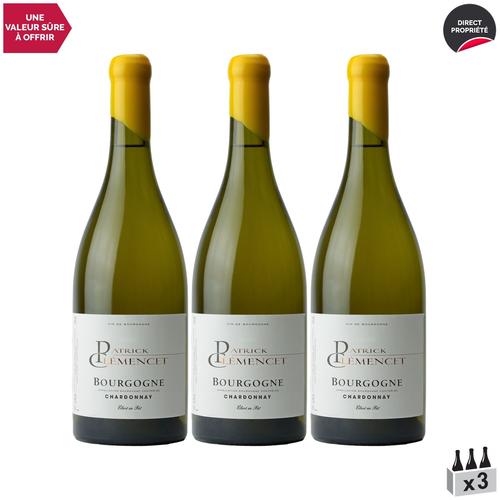 Patrick Clémencet Bourgogne Chardonnay Cuvée Prestige Blanc 2019 X3