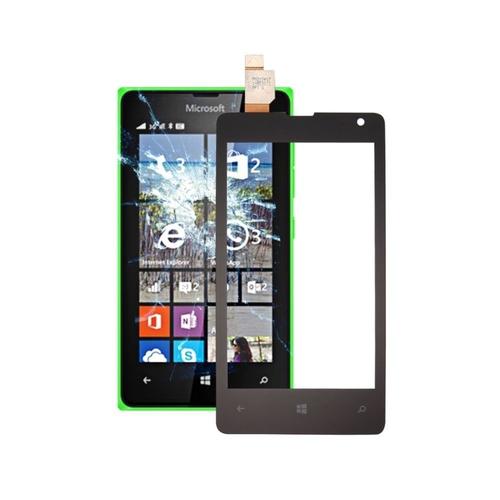 Pour Microsoft Lumia 435 Écran Noir Écran Tactile (Seul Sans Le Lcd) Digitizer Assemblée Pièce Détachée