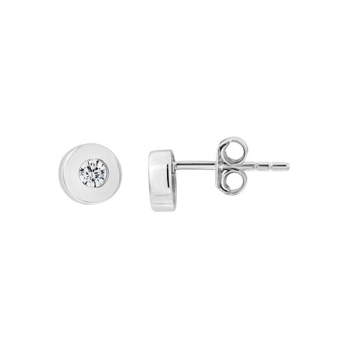 Boucles D'oreilles En Argent 925/1000 Et Zircon