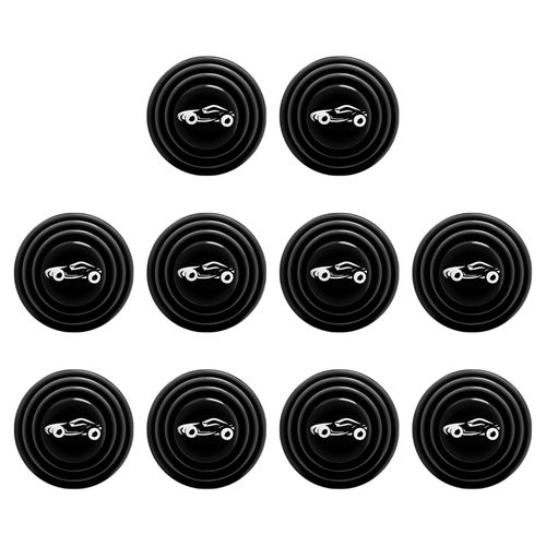 Tampon Anti-Collision Pour Porte De Voiture, 10 Pièces, Autocollant, Protection De Porte, Isolation Phonique, Tampon D'amortissement Pour Voiture, Camion, Rv, Suv