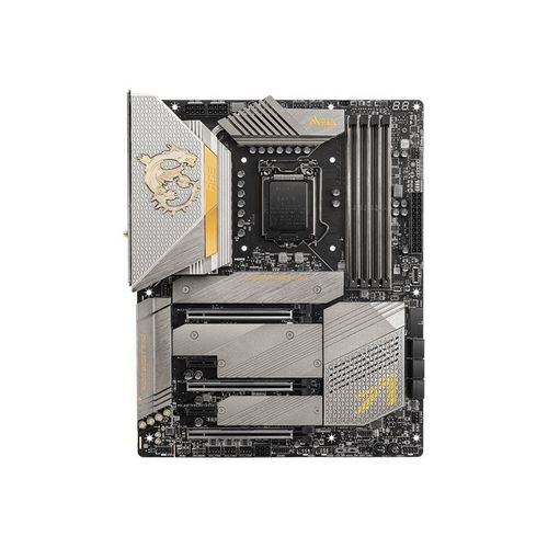 MSI MEG Z590 ACE - Gold Edition - carte-mère - ATX - Socket LGA1200 - Z590 Chipset - USB-C Gen2, USB 3.2 Gen 1, USB 3.2 Gen 2 - 2.5 Gigabit LAN, Wi-Fi 6, Bluetooth - carte graphique embarquée...