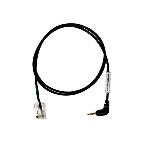 EPOS | SENNHEISER - Câble pour casque micro - jack micro mâle pour RJ-45 mâle - pour IMPACT D 10; IMPACT SDW 50XX; EPOS I SENNHEISER D 10