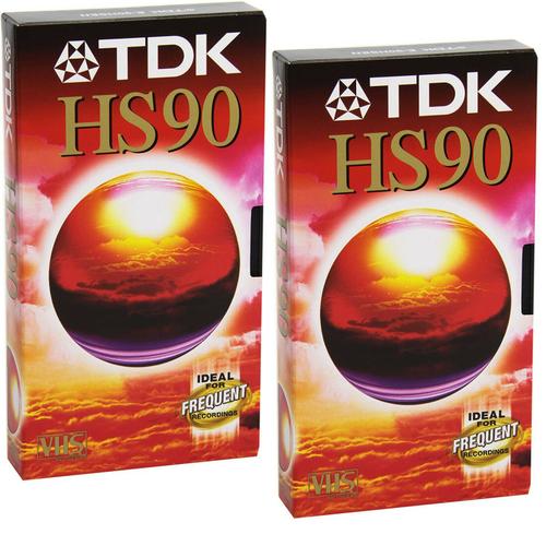 TDK HS 90 pack 2 K7 VHS