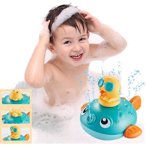 Bt0026bu Boîte Pas Jouets De Bain Pour Bébé, Jet D'eau, Douche, Piscine, Filer Bateau À Lions Avec Jouët De Bathtub Jouets Répandrai Tout-Petits