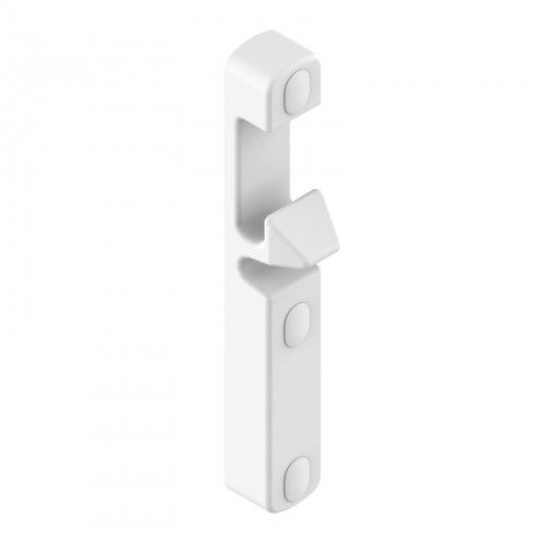 Gâche de serrure à pêne levant - polyamide - Modulox - GB - blanc TIRARD
