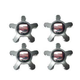 4 pièces 3B7601171 Cache Moyeu Jante 65mm Noir Argent Rouge Pour