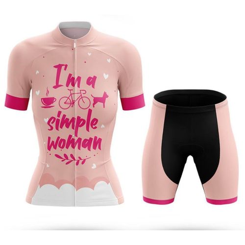 Maillot Spécial Loisir Cyclisme Femme Manches Courte Eté + Cuissard À Cycliste Gel Vélo Tenue De Vtt Pro