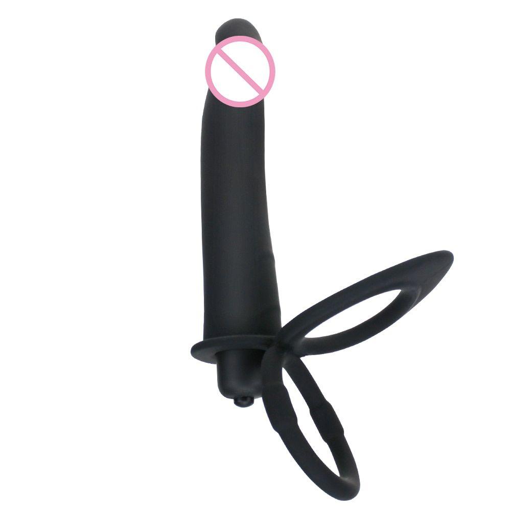 Vibromasseur Double pénétration en Silicone pour pénis, gode, Plug Anal,  Massage de la Prostate, jouets sexuels pour hommes - 21ZDQ0531A01112 |  Rakuten