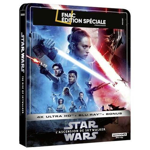 Star Wars 9 : L'ascension De Skywalker - Édition Spéciale Fnac - Boîtier Steelbook - Blu-Ray + Blu-Ray Bonus + Digital