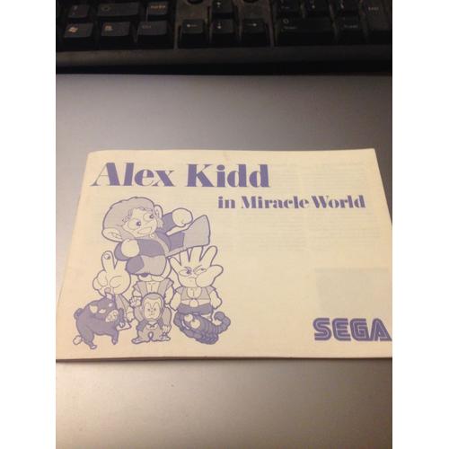 Notice Alex Kidd In Miracle World Master System