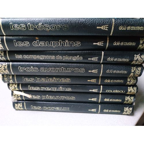 Lot De 8 Livres De Diolé Et Cousteau