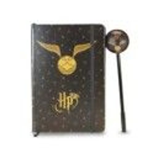 Harry Potter Wings-Coffret Cadeau Avec Journal Et Stylo À Bille Fashion, Noir