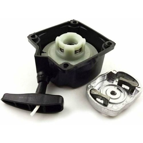 Lanceur pour moteur thermique,Lanceur/demarreur Semi-Automatique + Cloche d'entrainement pour debroussailleuse, tariere ou Machine Multi-Fonctions 5 en 1 (Multifonctions) goodnice