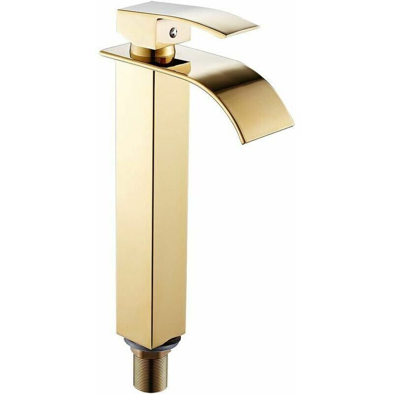 Robinet Lavabo Cascade, Mitigeur D'evier Buse Plate,Robinet ... - 3