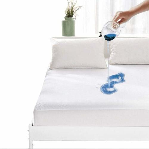 Protege matelas dimensions 160x200cm surmatelas impermeable protege matelas anti allergique aux acariens et aux moisissures respirant en differents goodnice