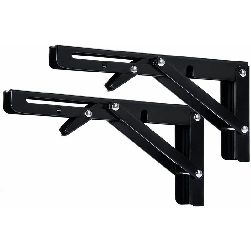 Support D' Etageres Pliable 300mm Equerre Pliante Etagere Mu...