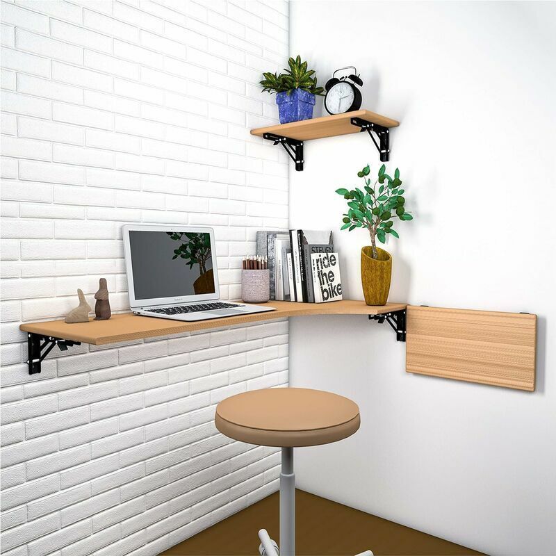 Support D' Etageres Pliable 300mm Equerre Pliante Etagere Mu... - 4