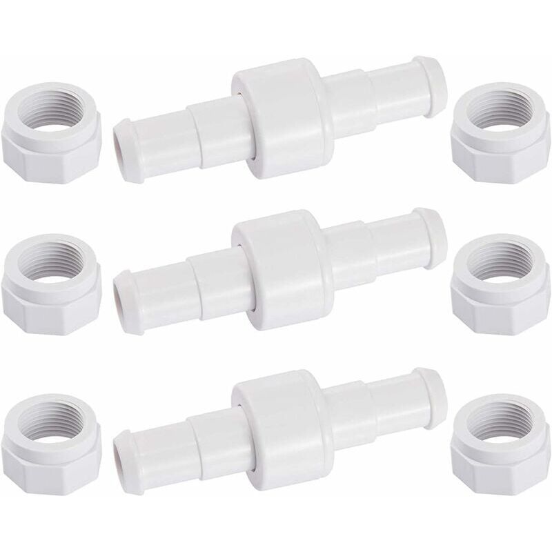Accessoire pour robot de piscine,D20 Lot de 3 Raccords Rotat...