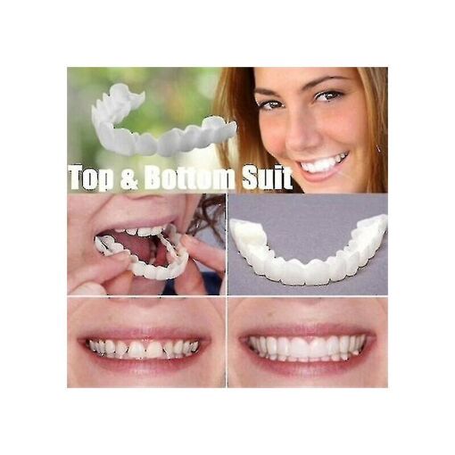 Facettes Dentaires Cosmétiques Flexibles - Fausses Dents De Confort - Neuf - Pour Sourire Instantané