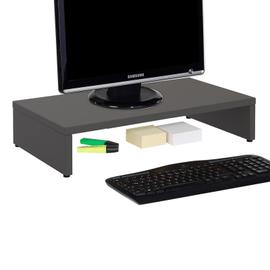Étagère de rangement supérieure pour écran de télévision, 2 pièce, support  de rangement réglable pour moniteur, présentoir d'ordinateur de bureau