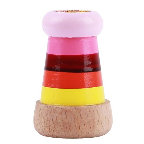 Mini Kaléidoscope Arc En Ciel Jouets En Bois Mignon Abeille Magique Effet Oeil Polygone Prisme Enfants Jouet Lava1
