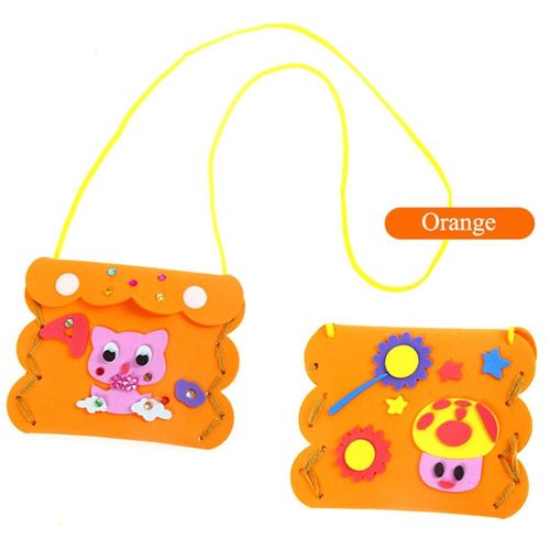 Paquet De Matériel De Bricolage Pour Enfants, Jouets D'artisanat D'art Parent Enfant De Maternelle, Colle De Coupe Gratuite, Jouets De Couture À Main Pour Bébé Lava1