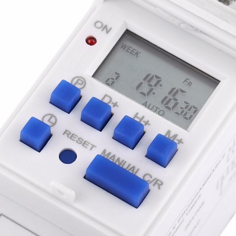 LCD Minuterie Programmateur horaire electrique hebdomadaire ... - 3