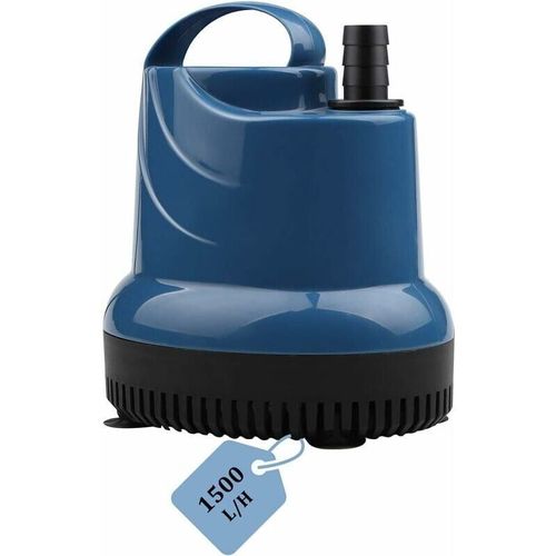 Pompe Immergee,Mini Pompe A Eau Pompe Submersible 1500l/H 20w 230v Pompe Vide Cave Hauteur De Refoulement 1,6 M Cable 1,6 M Pour Jardin, Aquarium, Etang, Fontaine Goodnice