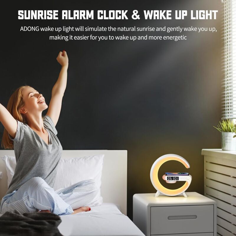 Lampe De Table Intelligente, Lampe D'ambiance Avec Chargeur ... - 4