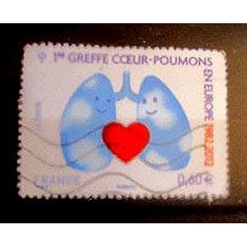 2012. F4674: 20ème Anniversaire De La 1ère Greffe CUr-Poumon