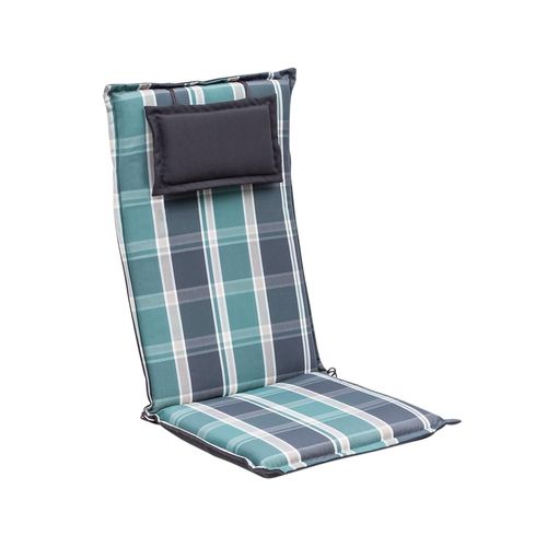 Blumfeldt Coussin Donau Coussin De Fauteuil Chaise De Jardin À Dossier Haut En Polyester 50x120x6 Cm
