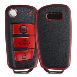 kwmobile Coque clé de Voiture Compatible avec VW Golf 7 MK7 3-Bouton  Accessoire clé Voiture - Protection étui Souple en Silicone - Blanc
