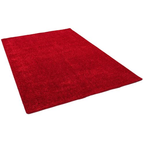 Snapstyle Cottage - Tapis De Couloir À Pile Haute Rouge 100x100 Cm