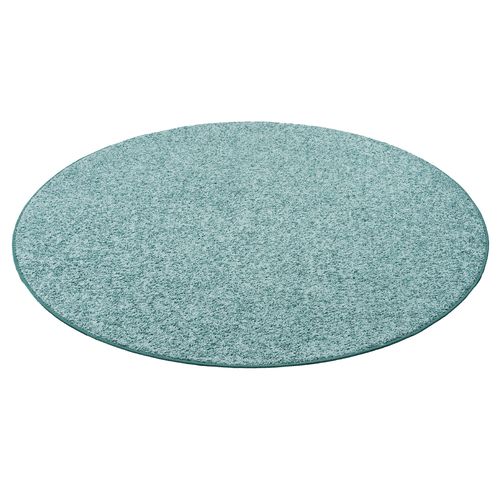 Snapstyle Cottage - Tapis Shaggy À Poils Longs Rond Vert Menthe 133x133 Cm