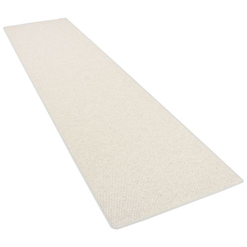 Snapstyle Bentzon - Tapis De Couloir Naturel Laine Tissé À Plat Gris 100x100 Cm