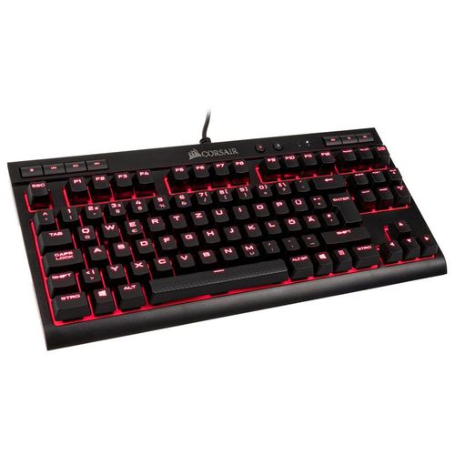Corsair K63 Compact Gaming Tastatur, Mx-red, Rote Led - Schwarz