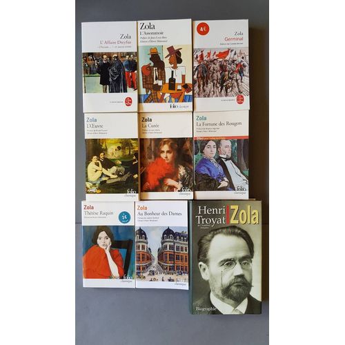 Zola - Lot De 9 Livres