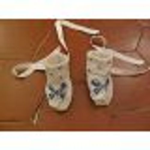 Chaussons Jersey Coton Blanc Imprimé NUds Bergère De France