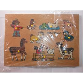 Puzzle « Fisher Price » - Pour Enfants Entre 1 An Et Demi Et 4 Ans - Spécial « Animaux » - Vintage