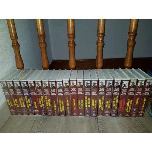 Lot de 21 VHS collection John Wayne