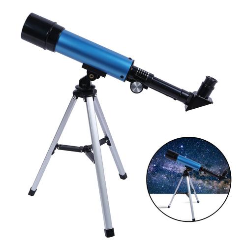 360/50 et paysages Télescope astronomique pour enfants Réfracteur 90X HD avec trépied en aluminium et viseur pour l'observation ciblée sciences d'éducation 