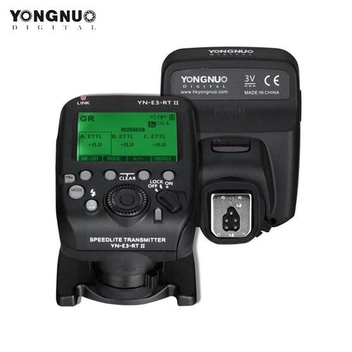 YONGNUO YN E3 RT II sur caméra Flash Speedlite transmetteur Radio déclencheur Compatible pour ST E3 RT/600EX RT/YN E3 RT/YN968EX RT