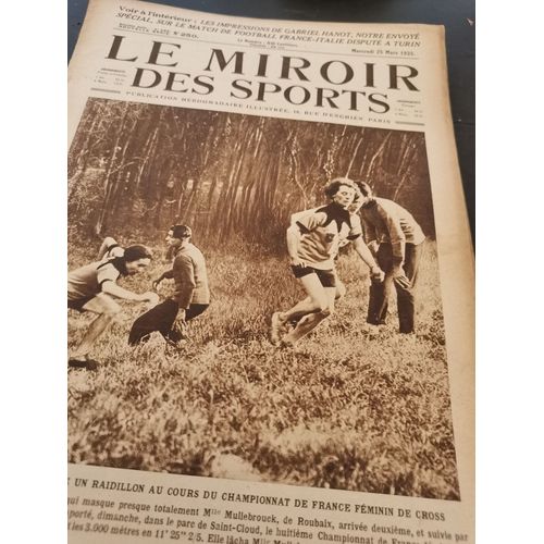 Miroir Des Sports 250 Du 25 Mars 1925
