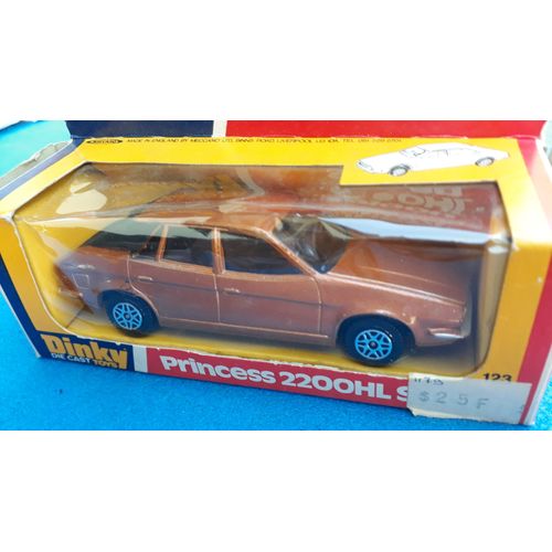 Dinky Toys 123 - Autin Princess 2200hl Salon, Marron Métal 1:40-Dinky Toys