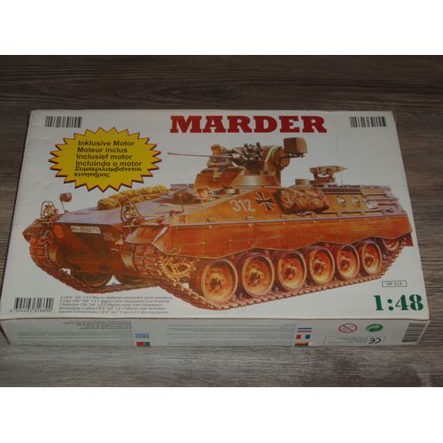 Char Allemand Marder Avec Motorisation Au 1/48 Eme Sans Nom-Sn