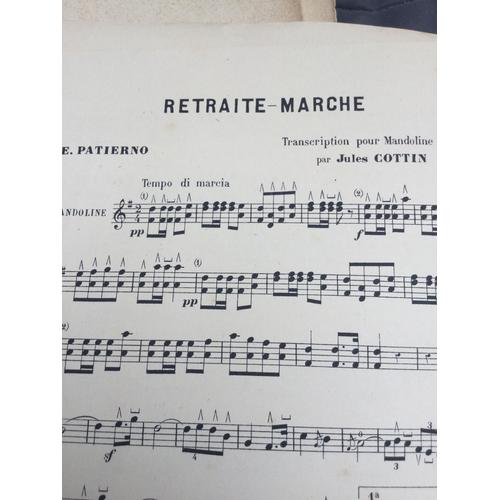 Patierno Transcription Cottin - Retraite Marche Pour Mandoline Seule