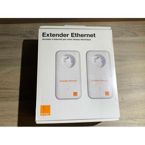 Lot Prise Adaptateurs CPL Orange Extender Ethernet + Extender Wifi
